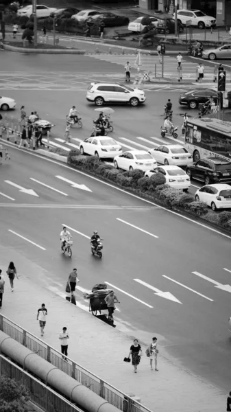 Vista Aérea Una Ciudad Moderna — Foto de Stock