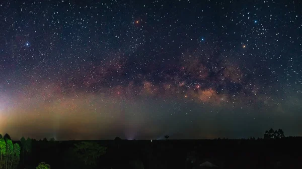 Estrellas Galaxia Nebulosa Espacial Cielo Nocturno Estrellado Astrofotografía — Foto de Stock