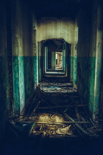 Antigua Casa Abandonada Ciudad — Foto de Stock