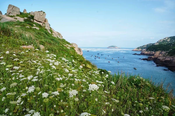 Prachtig Landschap Van Het Eiland Van Kust Van Middellandse Zee — Stockfoto