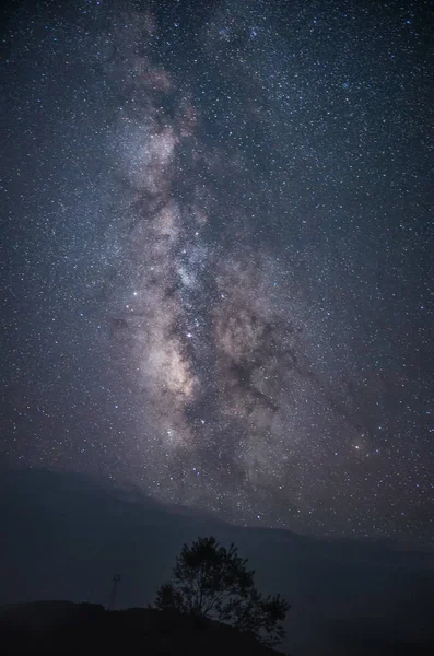 Зірки Галактик Космічна Туманність Зоряне Нічне Небо Астрофотографія — стокове фото