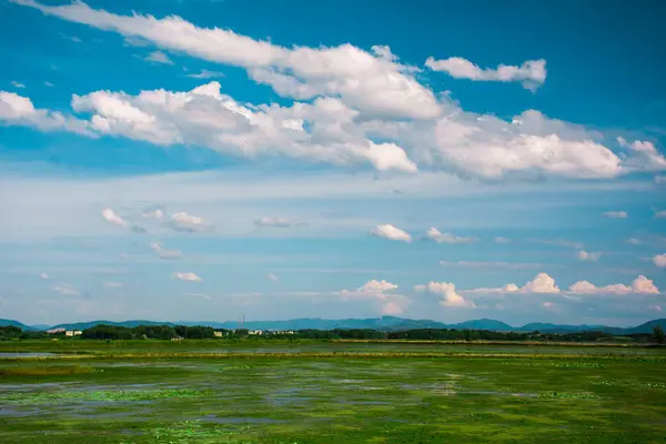 Hermoso Paisaje Con Nubes Cielo — Foto de Stock