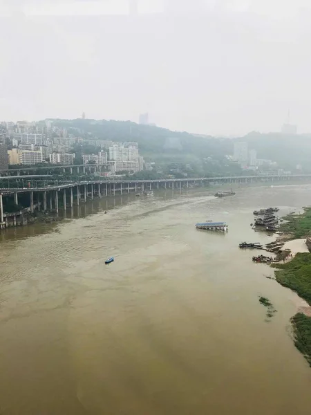 Hermosa Vista Aérea Ciudad — Foto de Stock