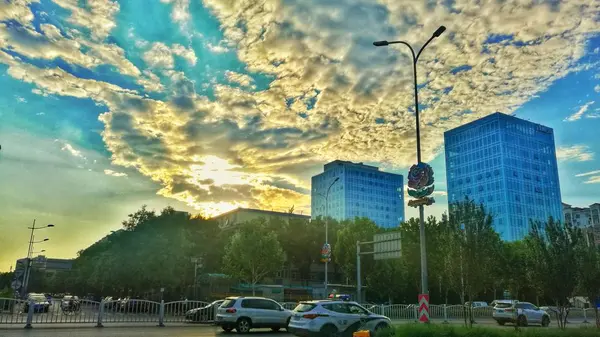 Vista Ciudad Moscú Verano — Foto de Stock