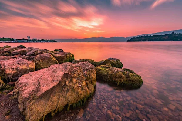 Beautiful Sunset Sea Nature — Stock Photo, Image