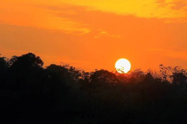 Vista Hermosa Puesta Sol — Foto de Stock