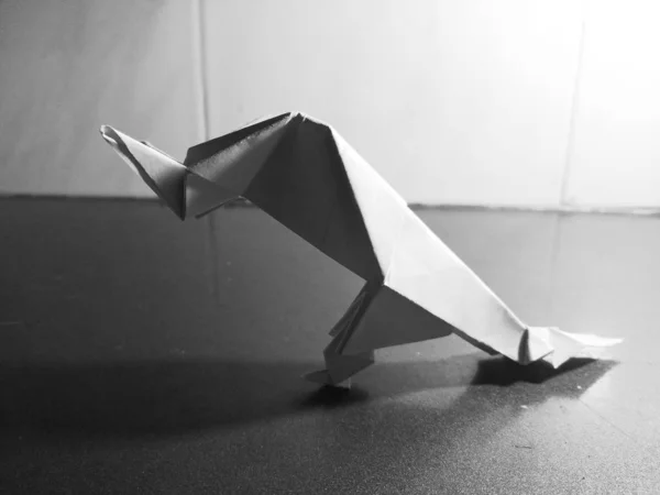 Avión Origami Ciudad — Foto de Stock