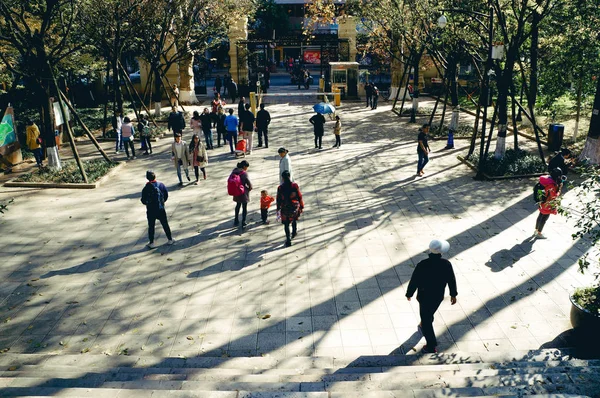 Invierno Parque Ciudad — Foto de Stock
