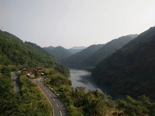 Hermosa Vista Del Río Montaña — Foto de Stock