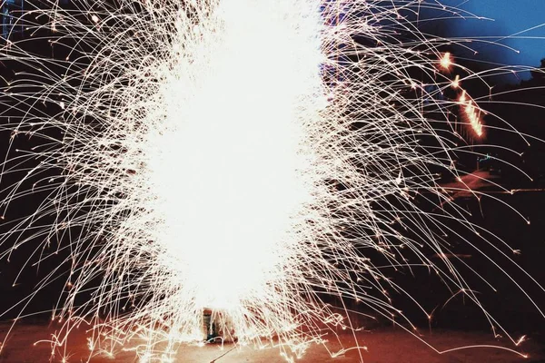 Sfondo Astratto Con Fuochi Artificio — Foto Stock