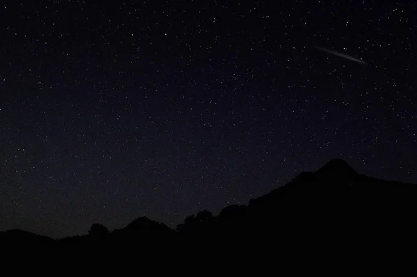 Cielo Nocturno Con Estrellas Estrellado — Foto de Stock