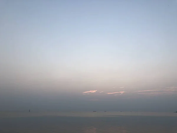 Wunderschöner Sonnenuntergang Über Dem Meer Natur — Stockfoto