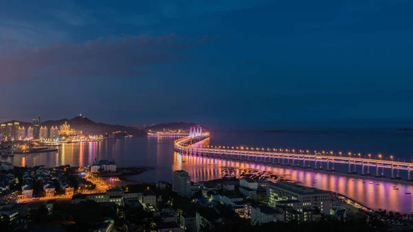 Hermosa Vista Nocturna Ciudad — Foto de Stock