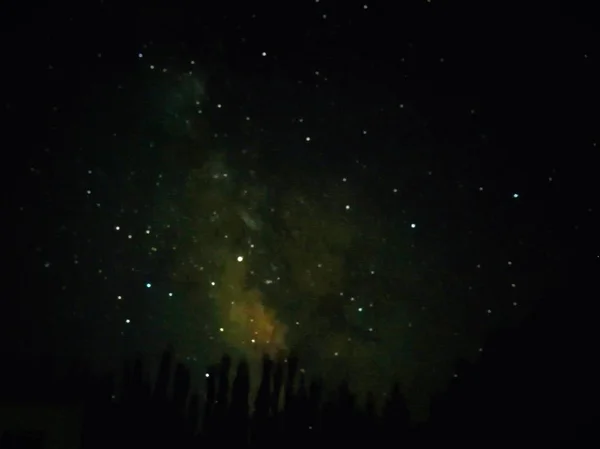 Estrellas Noche Cielo Espacio Nebuloso — Foto de Stock