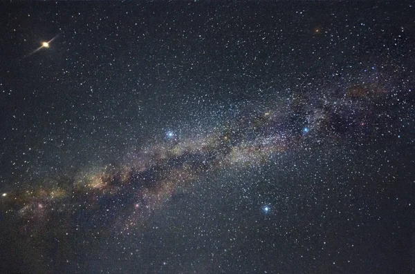 Milchstraßengalaxie Nachthimmel — Stockfoto
