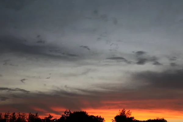 Dramáticas Nubes Cielo — Foto de Stock