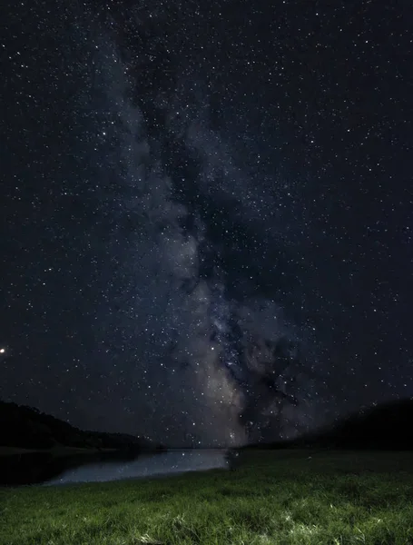 Astrofotografía Cielo Nocturno Estrellado Nebulosa Astronómica — Foto de Stock