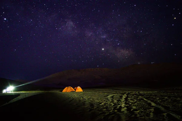 Cielo Nocturno Con Estrellas Estrellado — Foto de Stock