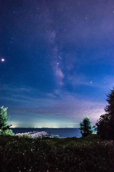 Cielo Nocturno Celestial Con Estrellas — Foto de Stock