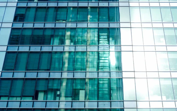 Fachada Cristal Del Edificio Oficinas Moderno — Foto de Stock