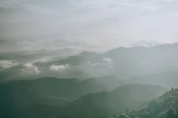 Vista Paisagem Montanhosa — Fotografia de Stock