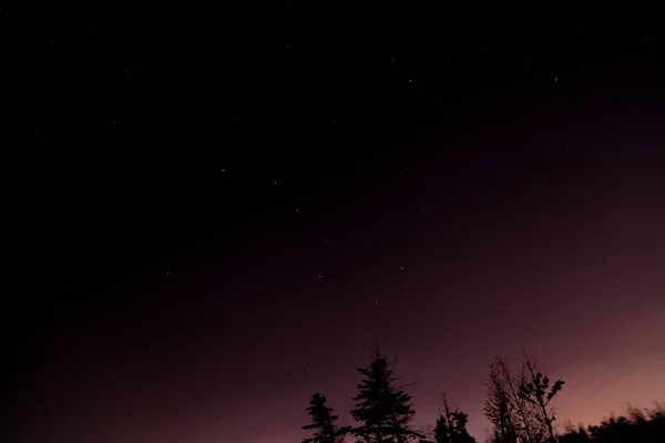 Cielo Nocturno Estrellado Estrellas Brillantes Nebulosa Espacial — Foto de Stock