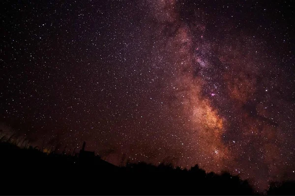 Astrología Cielo Nocturno Con Estrellas Nebulosa Astronómica — Foto de Stock