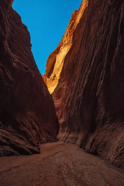 red rock formations in the desert of utah