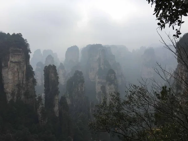 Misty Morning National Park Ththailand — стоковое фото