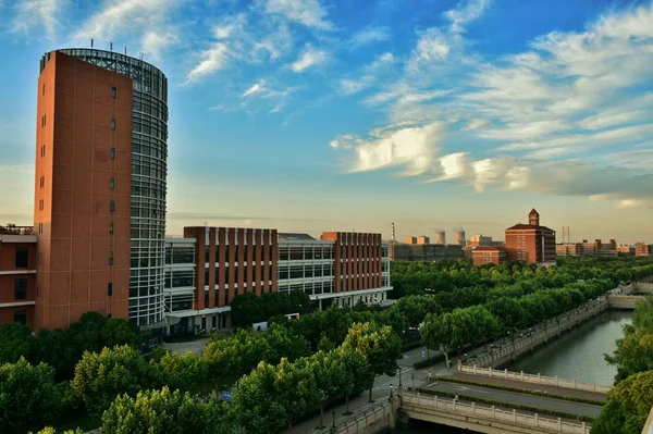 Vista Ciudad Frankfurt Main Alemania — Foto de Stock