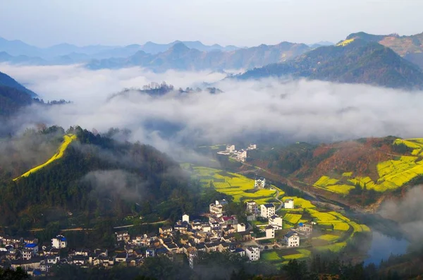 Vista Panorámica Del Hermoso Paisaje Verde — Foto de Stock