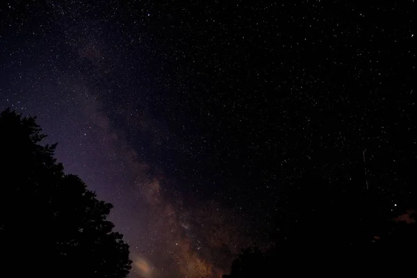 Galaxia Vía Láctea Cielo — Foto de Stock