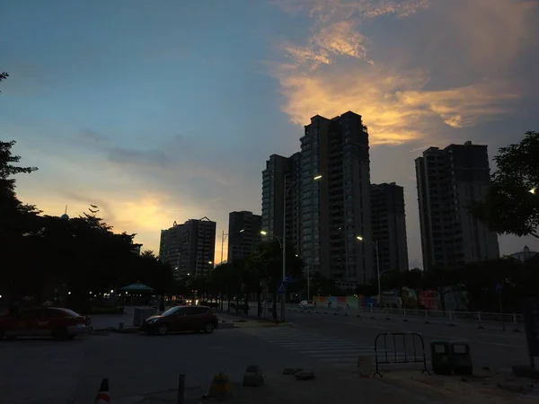 Hermosa Vista Nocturna Ciudad — Foto de Stock