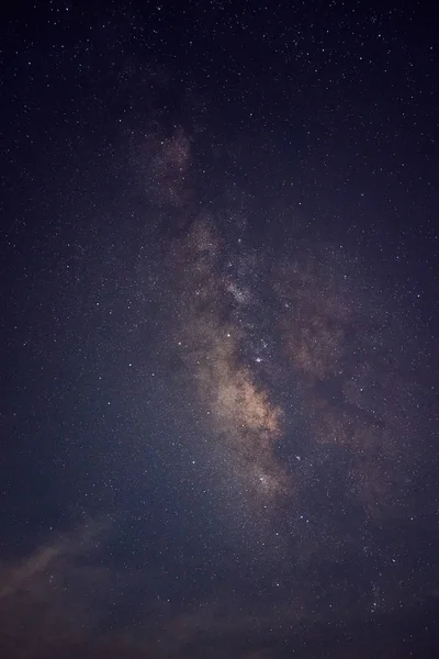 Galaxia Vía Láctea Cielo Nocturno — Foto de Stock