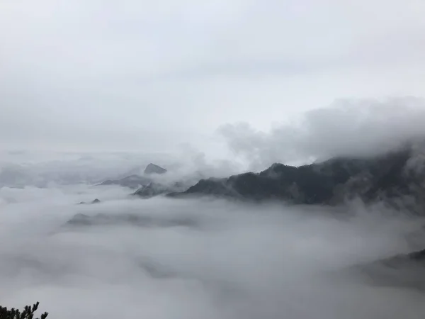 Nubes Las Montañas — Foto de Stock