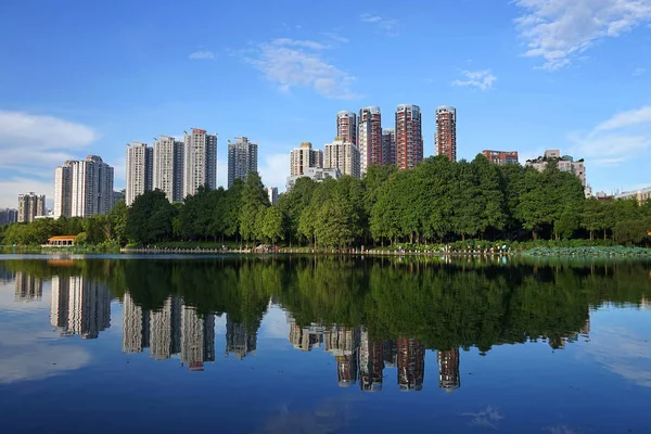 Pohled Město Frankfurt Nad Mohanem Německo — Stock fotografie