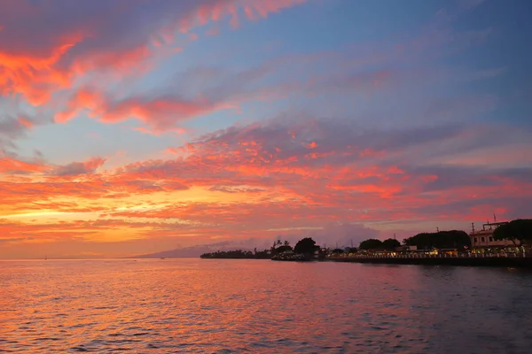 Hermosa Puesta Sol Sobre Mar Naturaleza — Foto de Stock