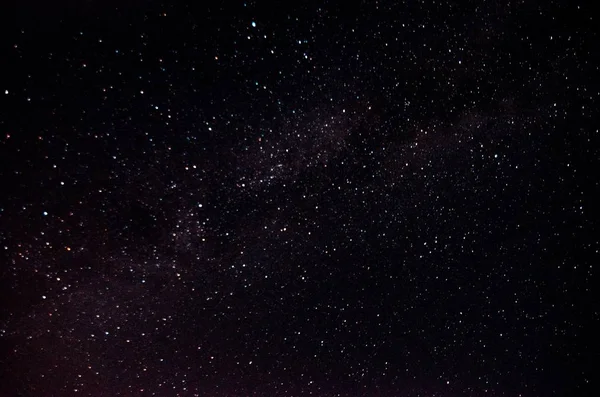 Paisaje Nocturno Con Hermoso Cielo Estrellado — Foto de Stock