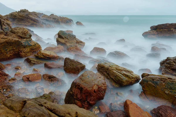 Hermosa Costa Rocosa Naturaleza — Foto de Stock