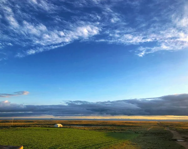 stock image beautiful landscape with clouds and sky