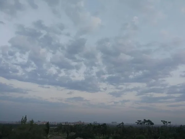 Iklim Awan Langit Dengan Awan — Stok Foto