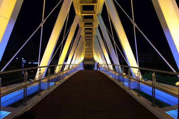 Pont Dans Nuit — Photo