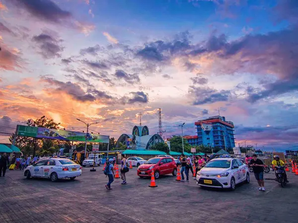 Tayland Sahilinde Gün Batımı — Stok fotoğraf