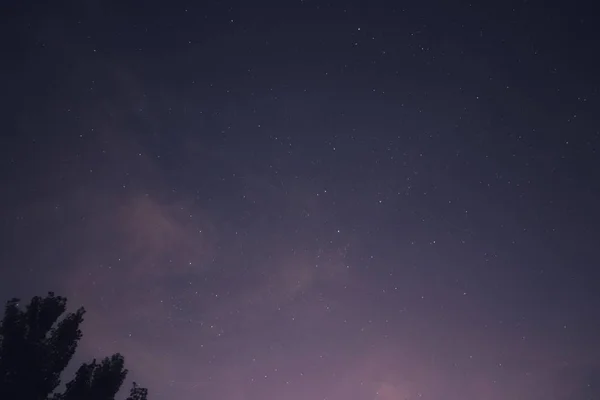 Hermoso Cielo Estrellado Noche — Foto de Stock