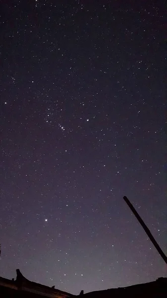 Estrellas Centelleantes Nebulosa Espacial Cielo Nocturno Estrellado Astrofotografía — Foto de Stock