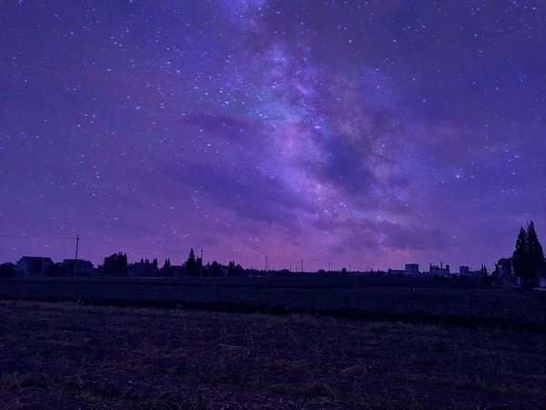 Astrología Cielo Nocturno Con Estrellas Astronomía — Foto de Stock