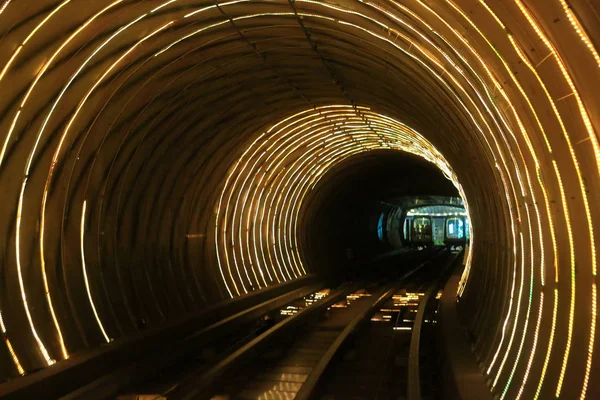 tunnel of a railway station