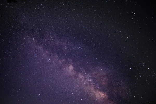 Γαλακτώδης Τρόπος Αστέρια Στον Ουρανό Και Γαλαξία — Φωτογραφία Αρχείου