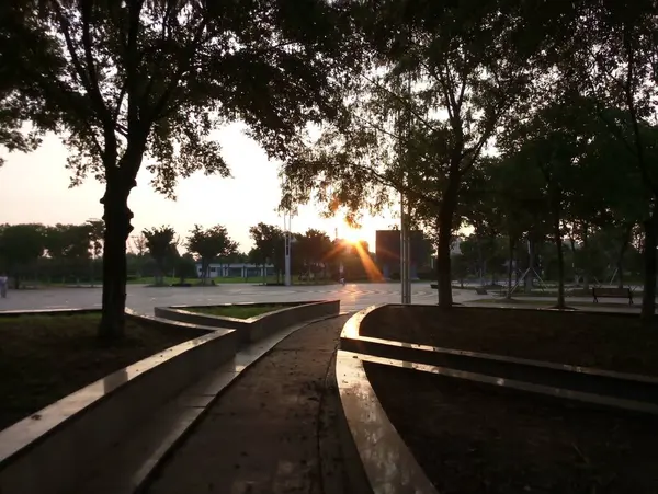 Camino Vacío Parque — Foto de Stock