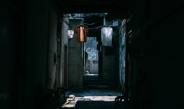 Vieja Puerta Abandonada Ciudad — Foto de Stock